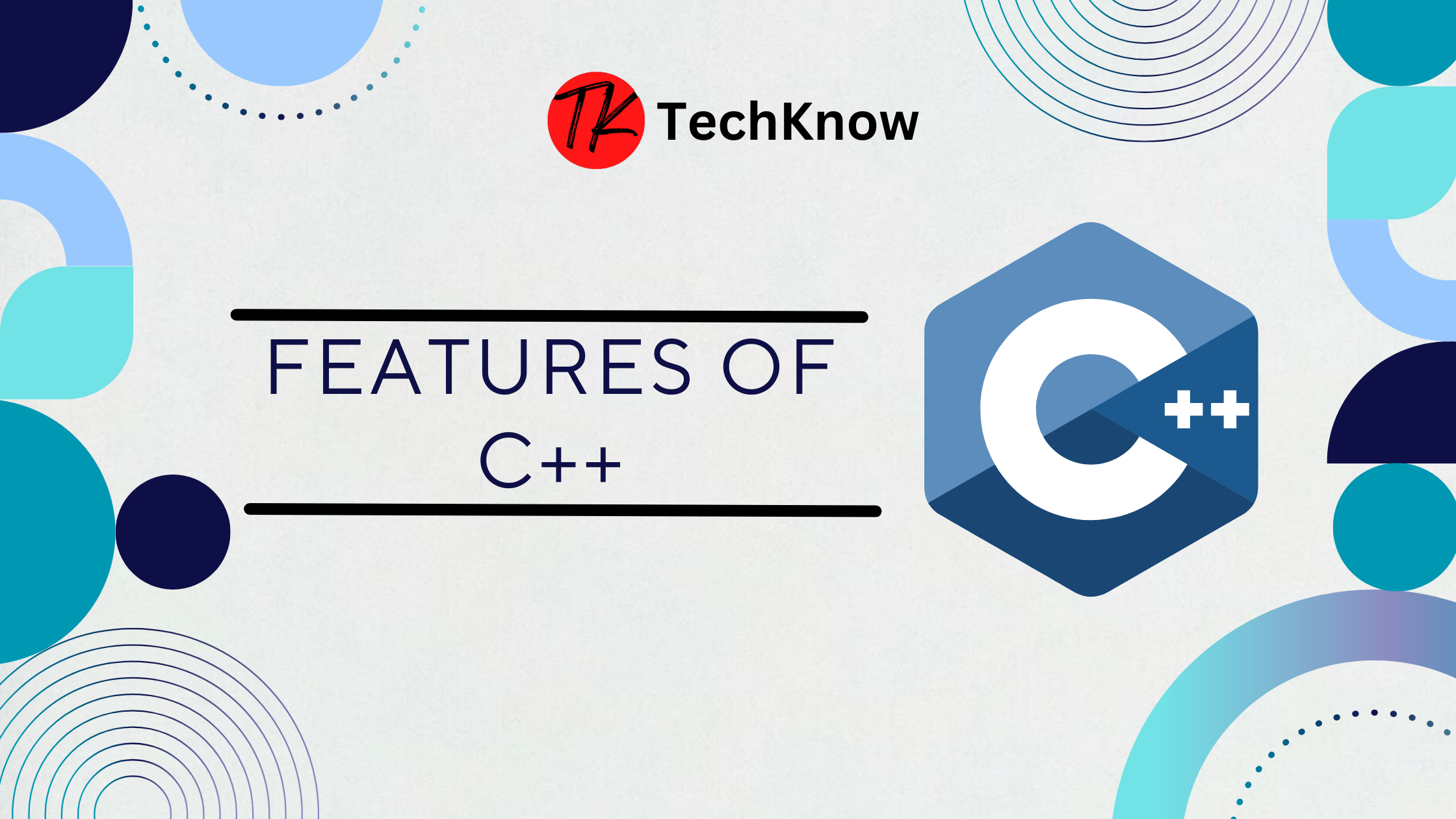 features of c++