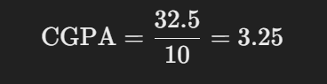 cgpa calculator